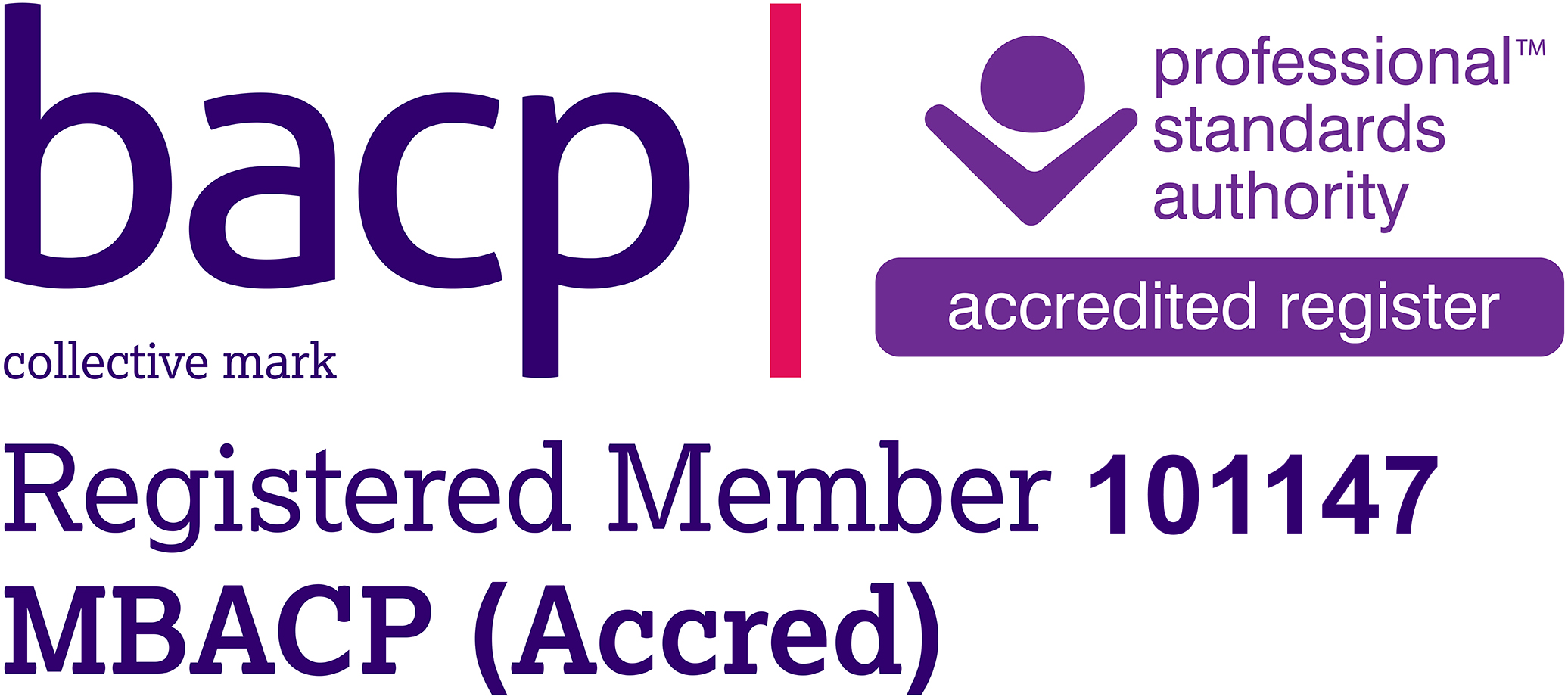 BACP Accredited Registered Logo